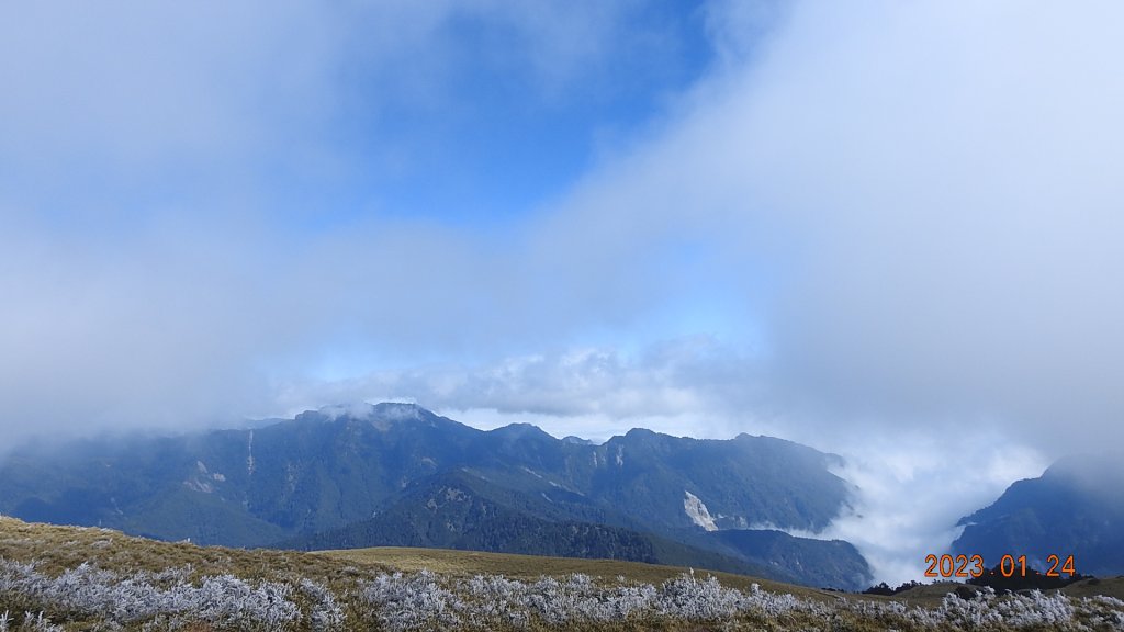 雪,白了山頭.雲,活了天空-寒流追雲趣,第七次合歡山主/東/北峰獨攀單攻(車接駁)20230124_2004266