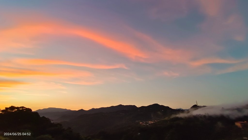 夜景 #琉璃光雲瀑 &火燒雲日出&藍天 #雲瀑  6/25_2534904
