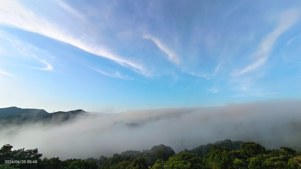 夜景 #琉璃光雲瀑 &火燒雲日出&藍天 #雲瀑  6/25_2534960