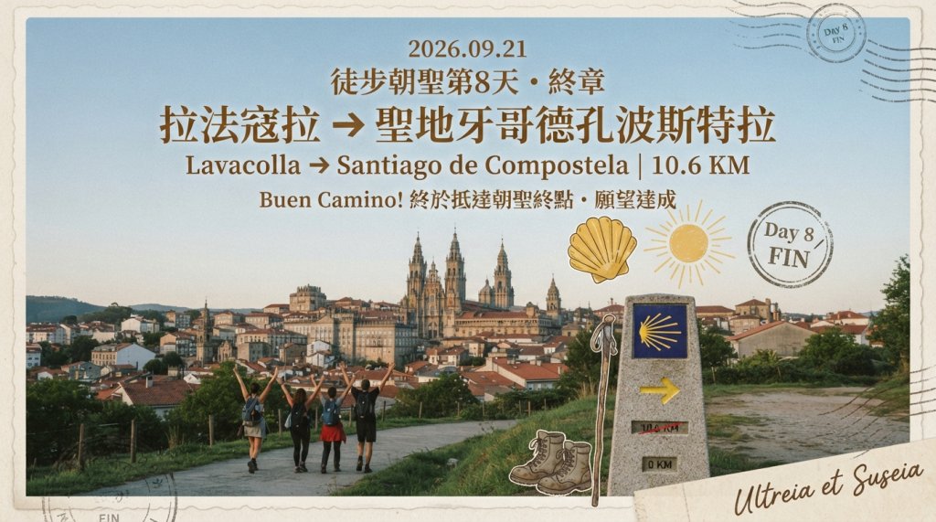 西班牙朝聖法國之路115KM, Day8封面圖