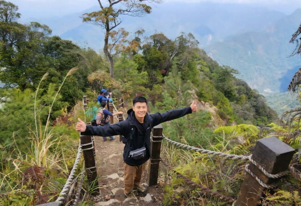 【中級山】天梯直上雲霄，一切美景盡在眼底，谷關七雄白毛山_2742415