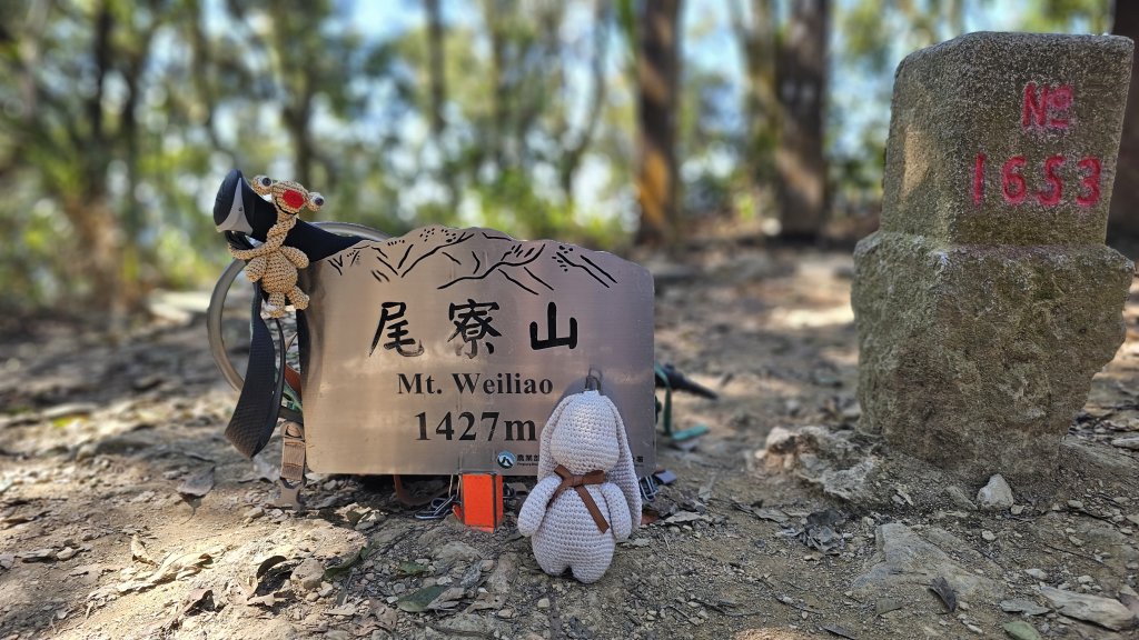 國際巨星-喜德，陪走！🤣🤣】18訪魔王小百岳-尾寮山。農曆年前最後一走，感謝氣象預報有準。封面圖