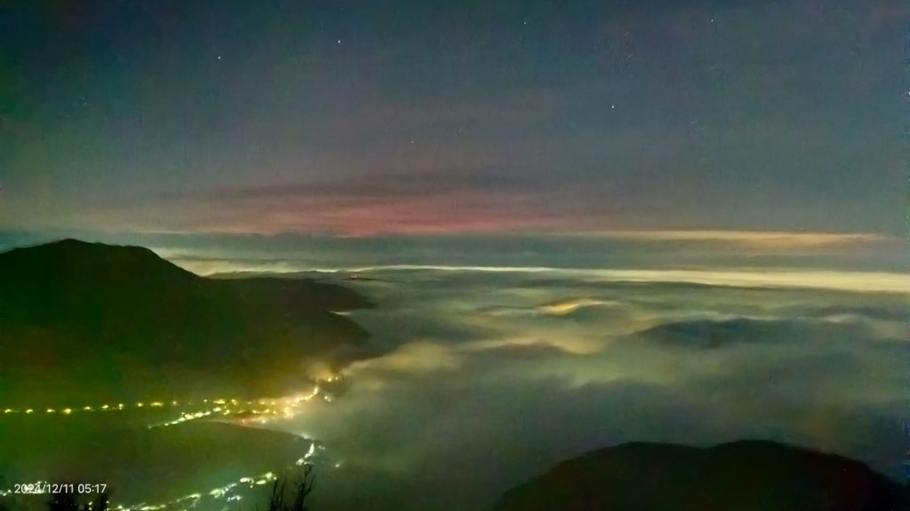 大屯山差強人意 #琉璃光 #火燒雲 #日出 #雲海 12/11_2666917