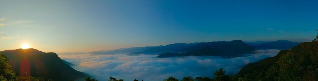 翡翠水庫壩頂星空月亮/日出雲海6/24 #日月同框雲海_2533515