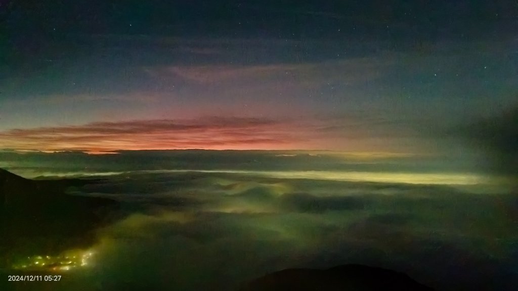 大屯山差強人意 #琉璃光 #火燒雲 #日出 #雲海 12/11_2666925