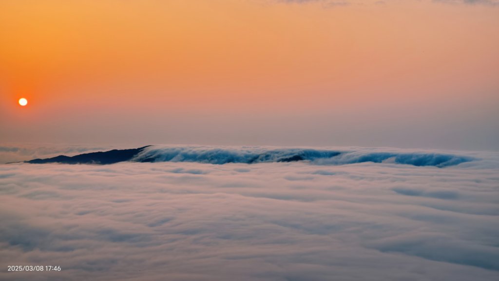 #馬那邦山 #夕陽 #雲海 #雲浪 3/8_2730363