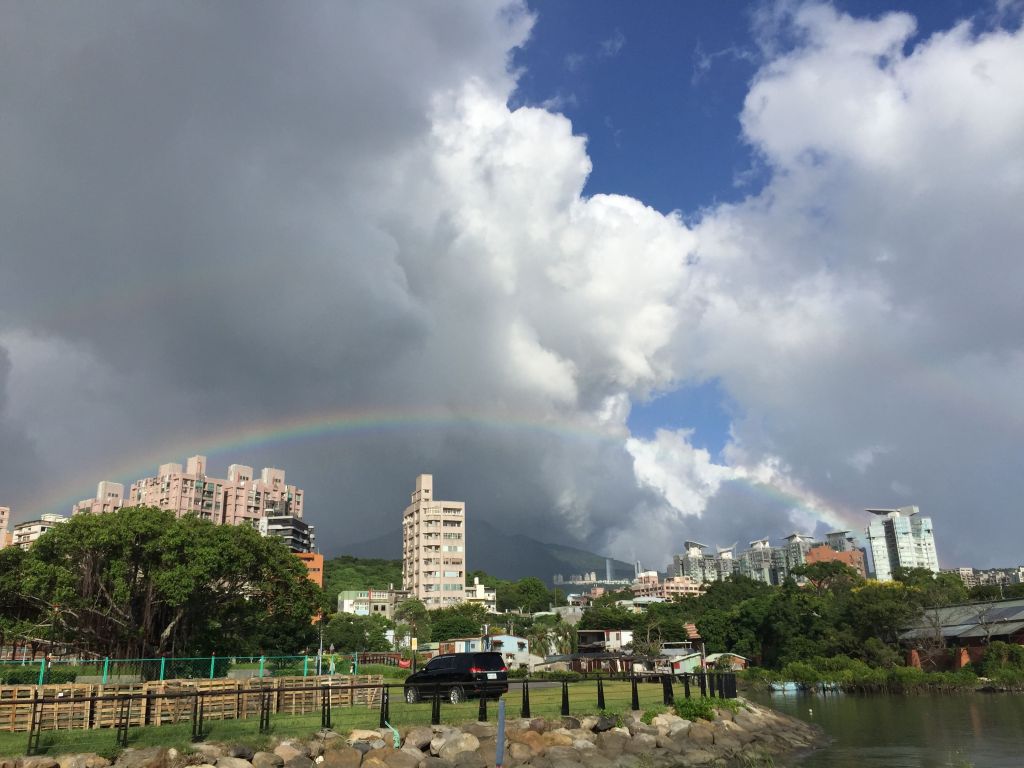 山竹颱風帶來北部雙彩虹與藍天綠水的祝福_407775