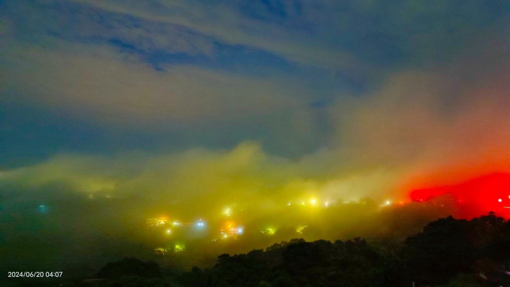 石碇趴趴走追雲趣-夜景雲瀑&日出&藍天雲瀑6/20 #雲瀑 #縮時攝影_2530783