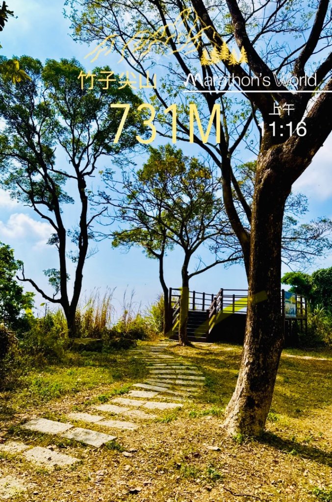 烏山縱走中段:龍湖寺-金光山財神廟-縱走石松子山_2984596