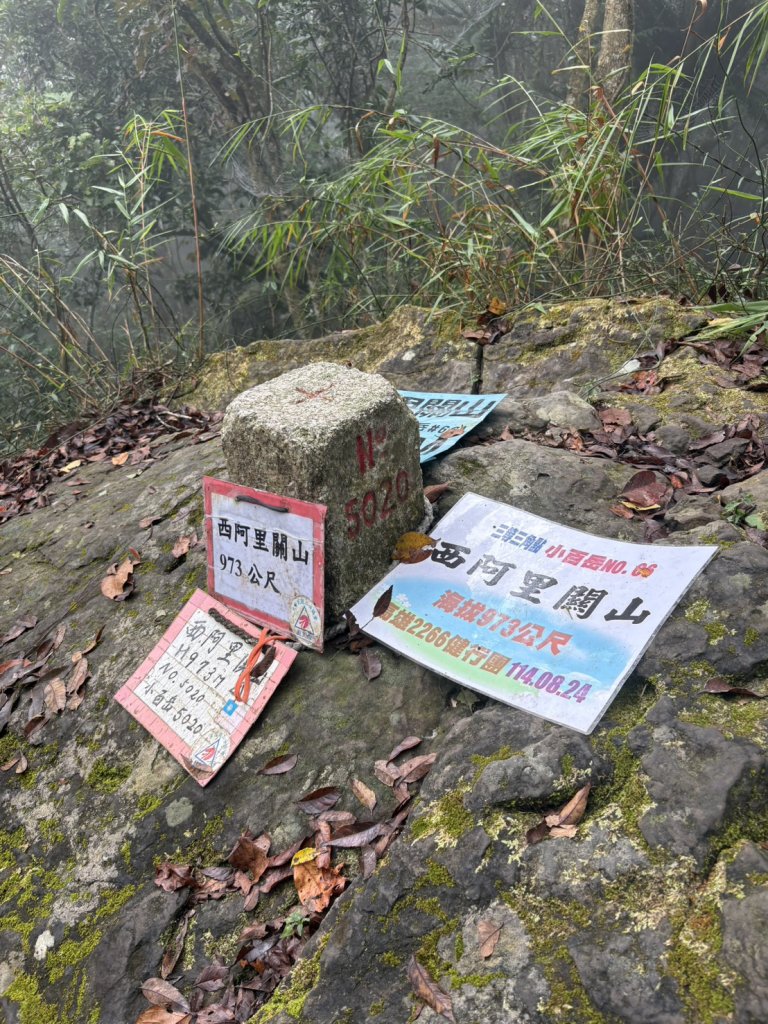 20251108西阿里關山步道(小林村東側登山口啟登)封面圖