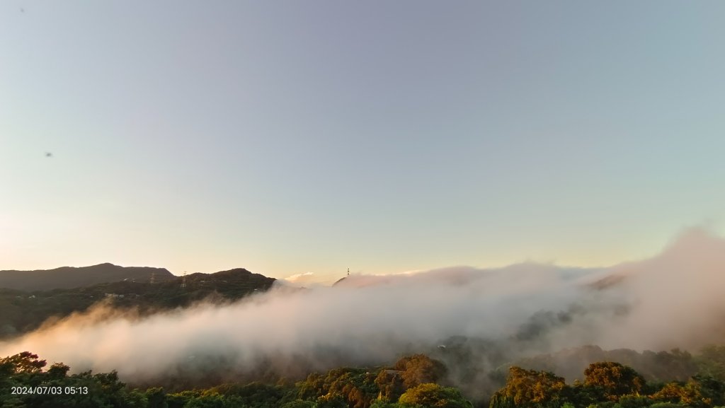 翡翠水庫壩頂星空月色 #琉璃雲海 &石碇二格 #雲瀑 7/3_2541355