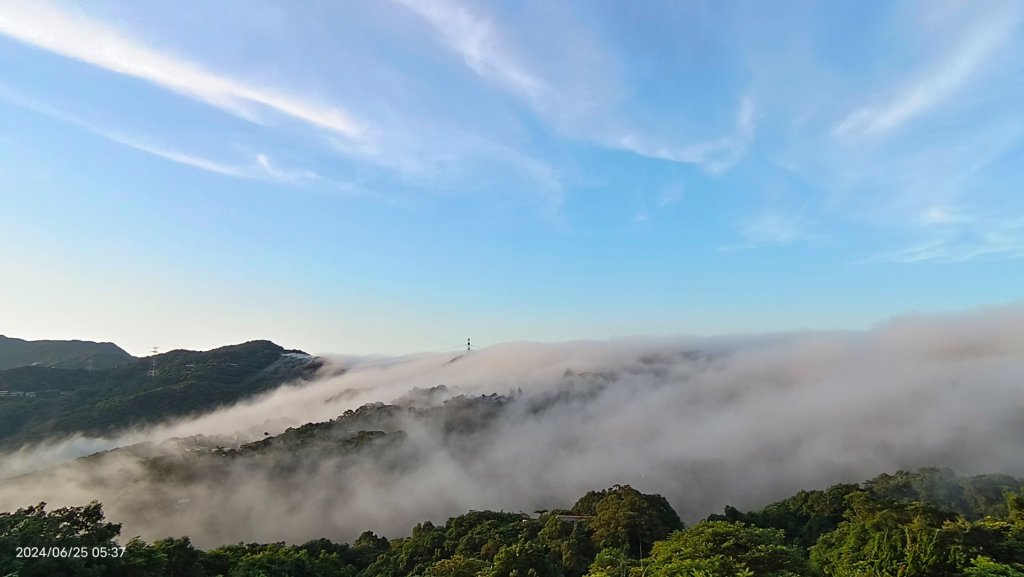 夜景 #琉璃光雲瀑 &火燒雲日出&藍天 #雲瀑  6/25_2534949