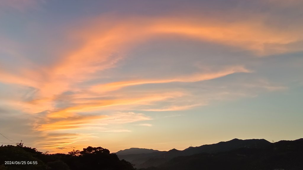 夜景 #琉璃光雲瀑 &火燒雲日出&藍天 #雲瀑  6/25_2534916