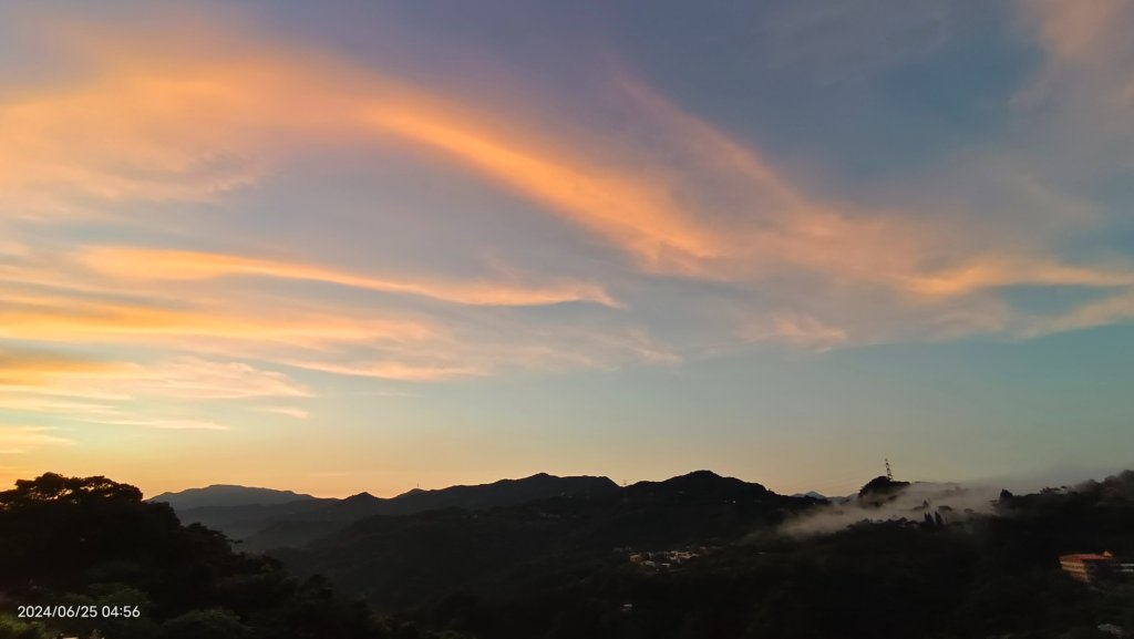 夜景 #琉璃光雲瀑 &火燒雲日出&藍天 #雲瀑  6/25_2534920