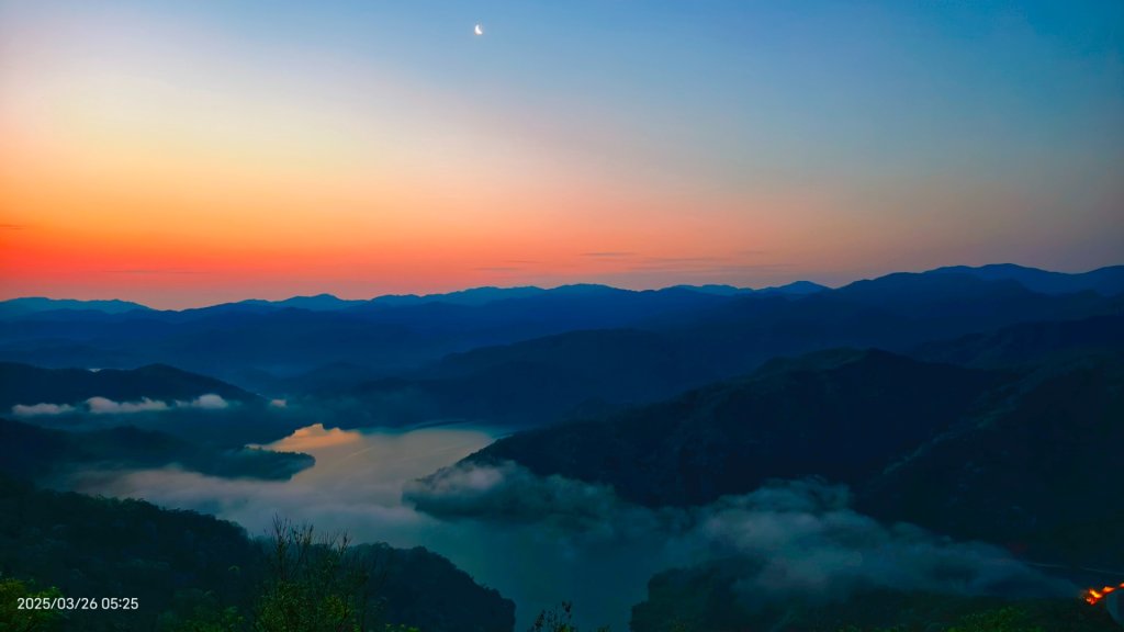#翡翠水庫壩頂 #月亮雲海 #日出雲海 #鱷魚島雲海 3/25&265_2746453