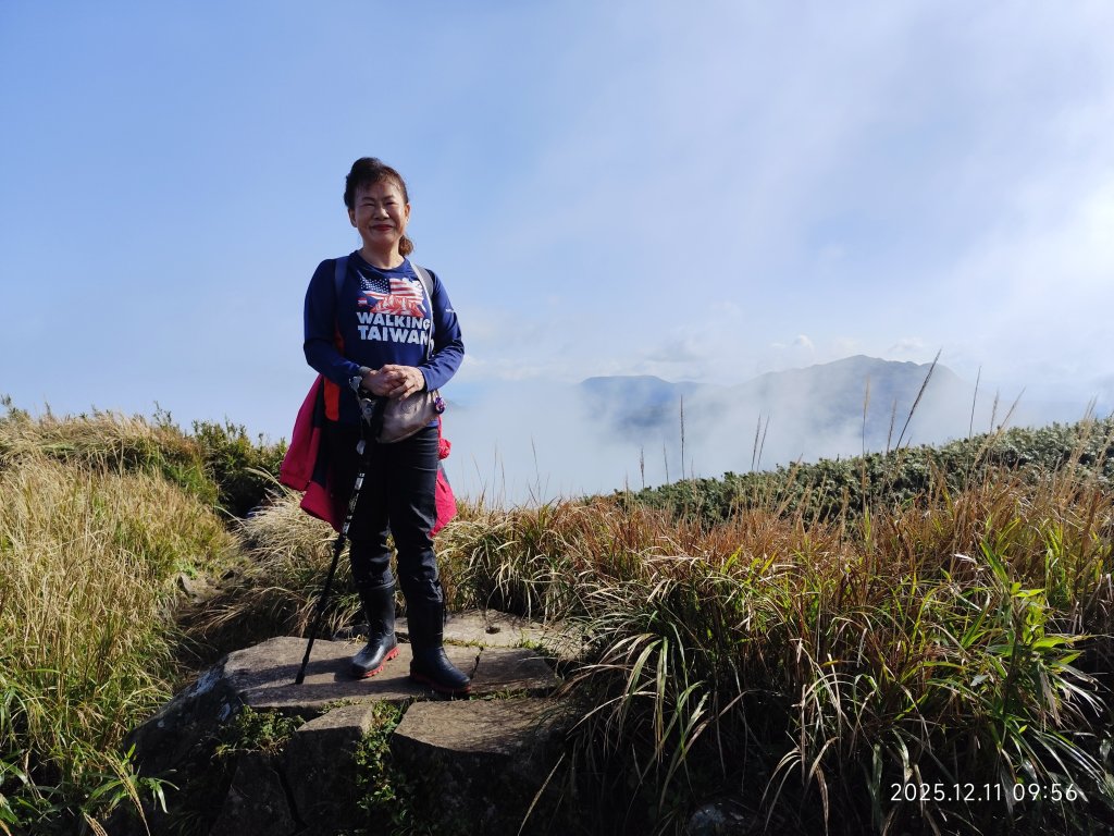 【臺北大縱走 2】【第二回合全程完成證書】鞍部→大屯山步道→大屯山主峰→大屯坪步道→二子坪步道_2960364