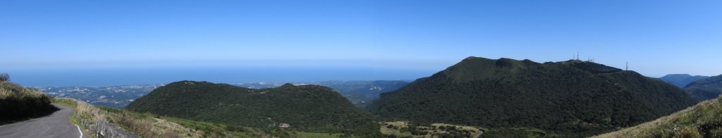 秋高氣爽芒花季再度陽明山天際線-七星山主東峰+大屯山主南西峰向天面天山O型+小觀音山主西南峰共10峰_1511126