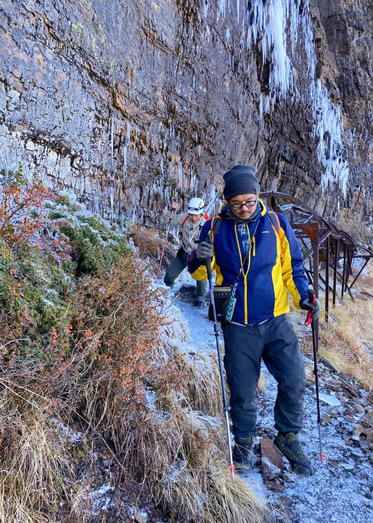 大霸尖山霸基結冰冰爪通過行初體驗 20221218-20_1992049