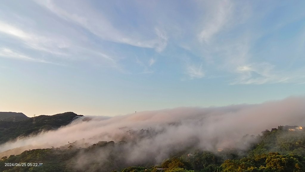 夜景 #琉璃光雲瀑 &火燒雲日出&藍天 #雲瀑  6/25_2534939