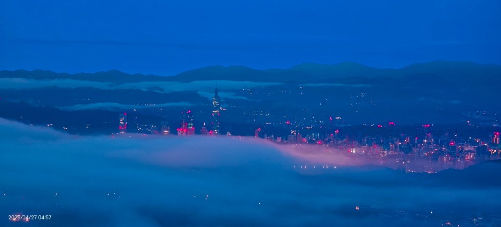 陽明山趴趴走 #琉璃光雲海 ，首拍 #綠鳩 4/27_2770789