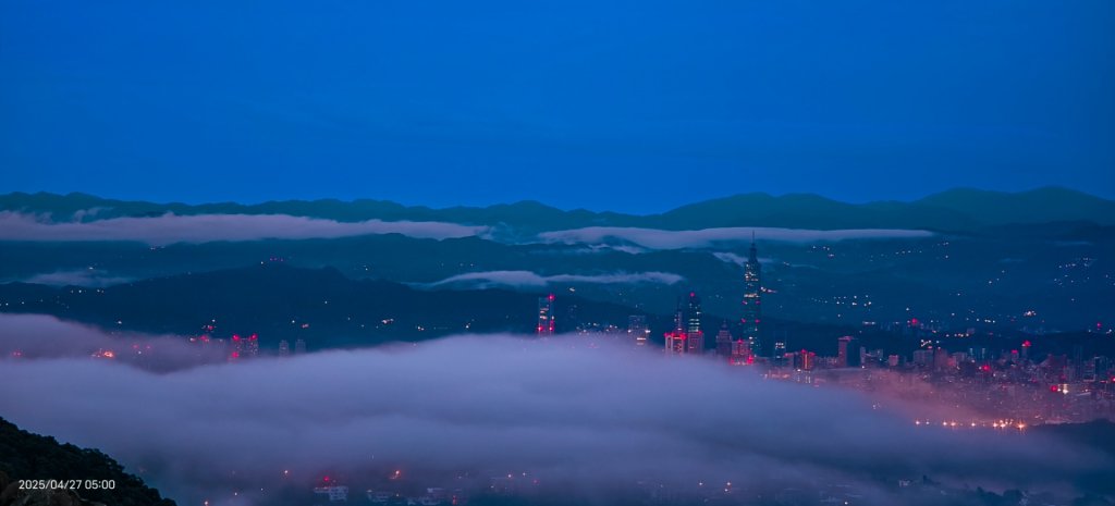 陽明山趴趴走 #琉璃光雲海 ，首拍 #綠鳩 4/27_2770759