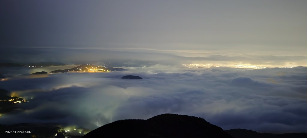 #大屯山 #琉璃光 #雲海 #雲瀑 #日出 #觀音山 #雲海 #琉璃光  3/24封面圖