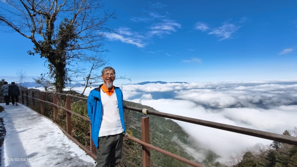 我的2025 第二場雪 #觀雲步道 #雲海 #望洋山 #黃喉貂 #山羌？#水鹿？2/4_2706589