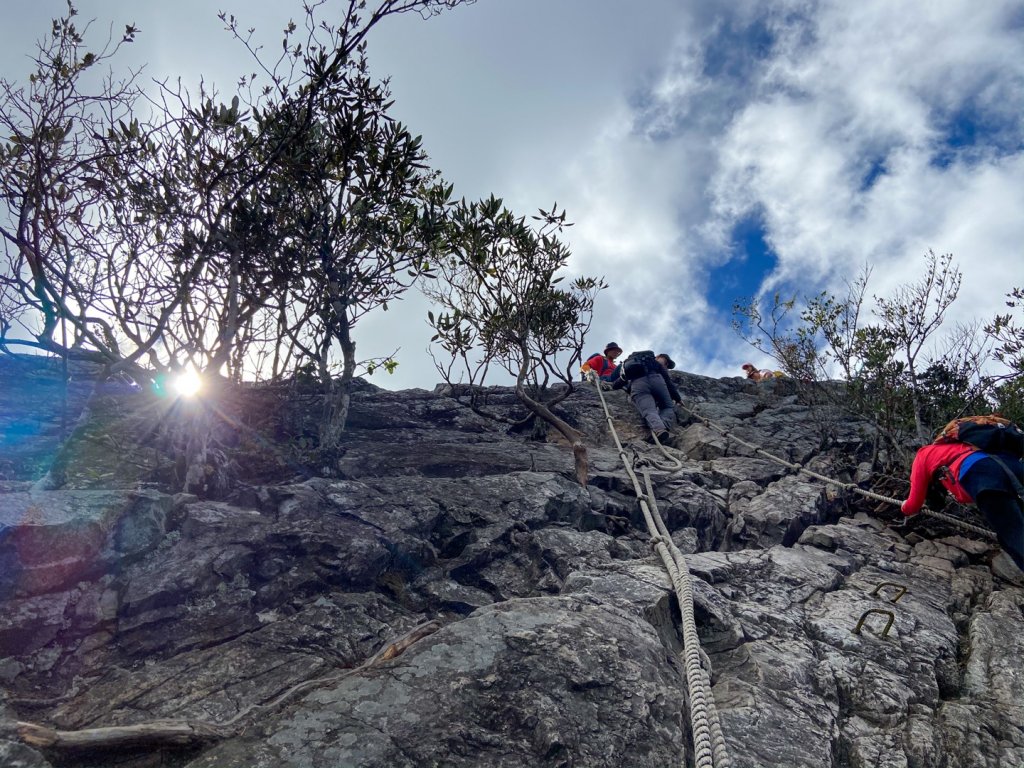五訪台中鳶嘴山：拉繩挑戰陡峭岩壁_785428