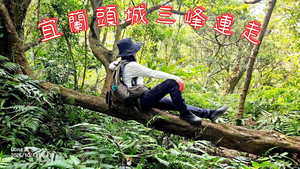 頭圍山、礁水坑山南峰、礁水坑山三峰連走封面圖