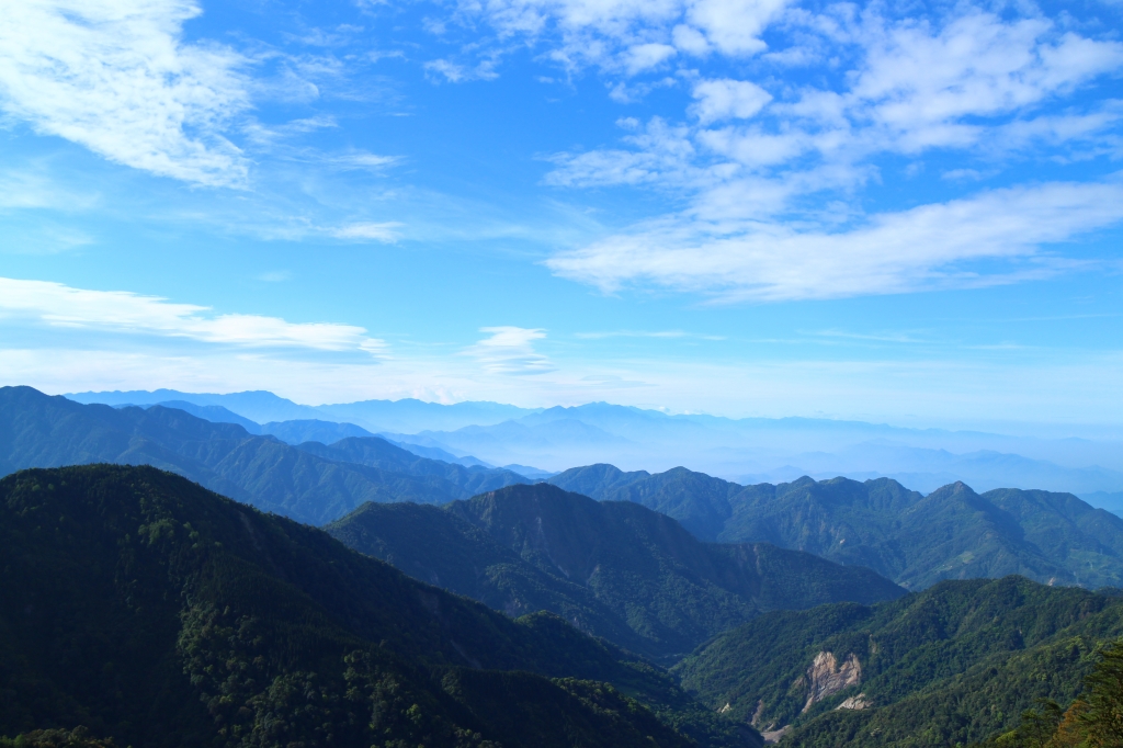 鳶嘴山，俯瞰西海岸，遠望玉山秀姑巒_58080