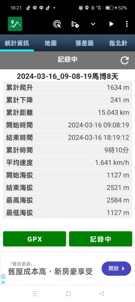 20240316 馬博8天縱走~第一天，東埔登山口到觀高工作站_2470741