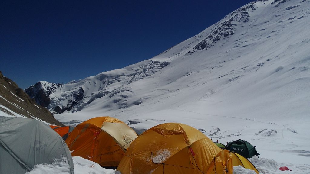 列寧峰，海拔7134公尺，海拔7134公尺--C1營地風景_118624