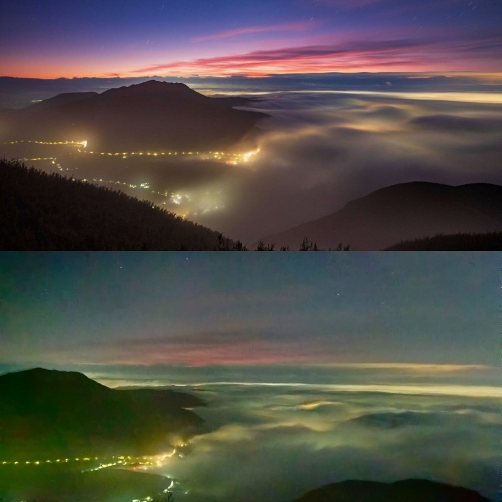 大屯山差強人意 #琉璃光 #火燒雲 #日出 #雲海 12/11_2667142