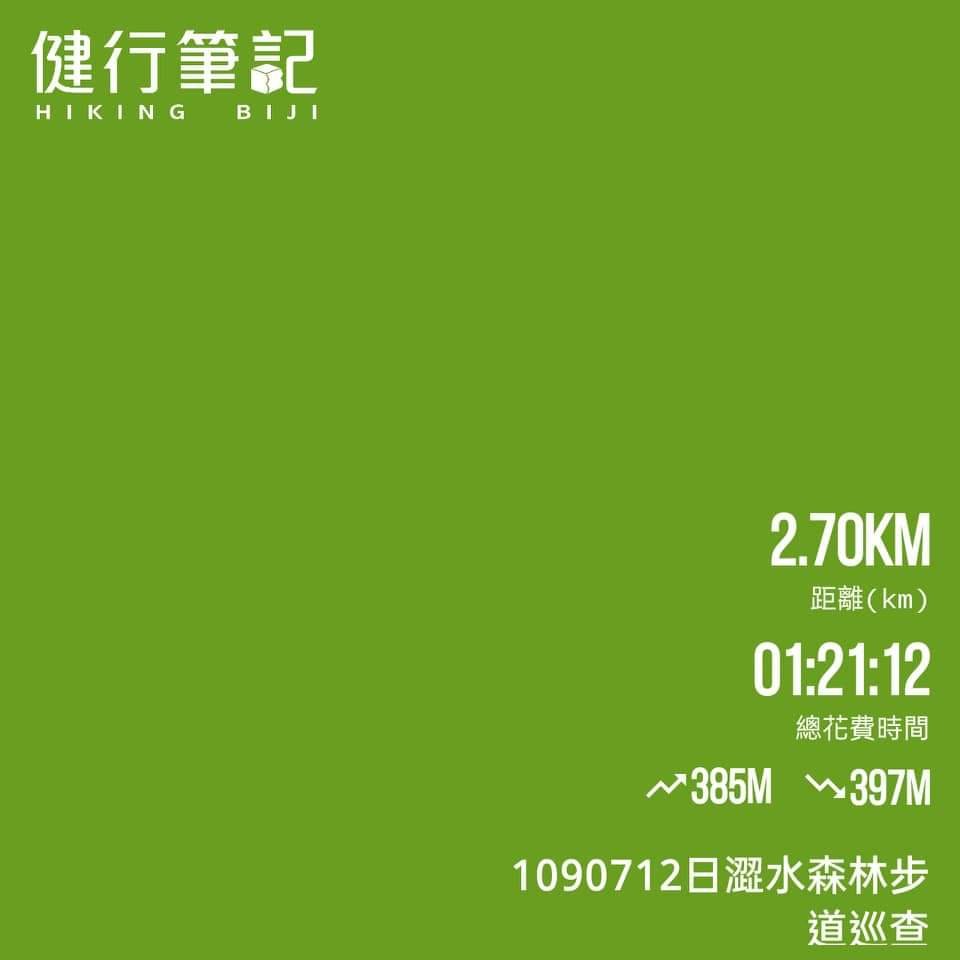 步道巡訪員 l 1090712 日澀水森林步道巡訪封面圖