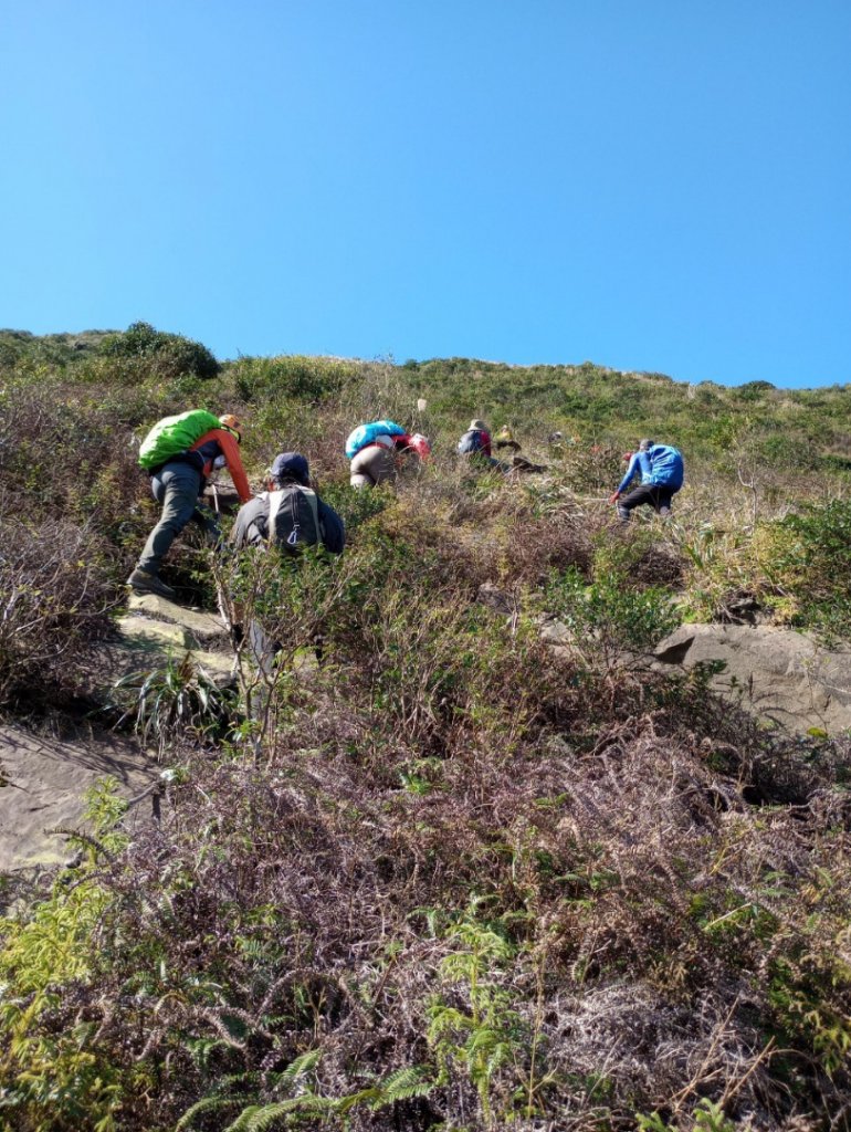 越嶺龍牙岩下鋸齒稜大峭壁接半平山山腰水管路接35越嶺東西段_2004224