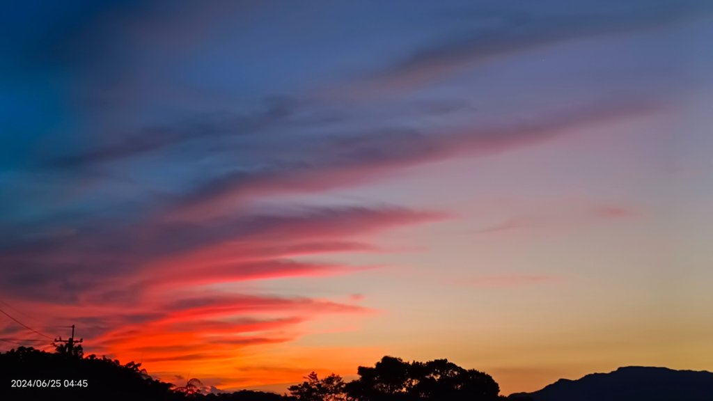 夜景 #琉璃光雲瀑 &火燒雲日出&藍天 #雲瀑  6/25_2534887