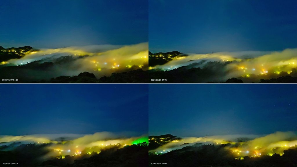 二格山 #夜景琉璃雲瀑 & #日出火燒雲 & #雲海流瀑 6/28&29封面圖