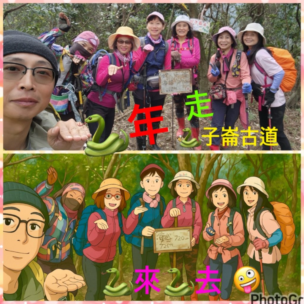 蛇來運轉-蛇子行古道-三爪坑山-蛇子崙山O封面圖