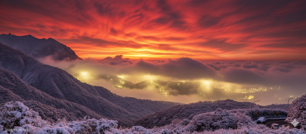 陽明山趴趴走追雲趣 #雲海 #雲瀑 #火燒雲 12/20 考考大家，認得幾個拍照取景地點共15個_2969186