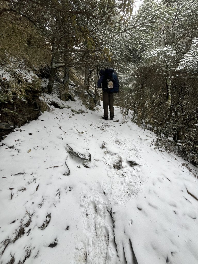 八大秀雪攀初體驗，銀白色中央山脈_2413090