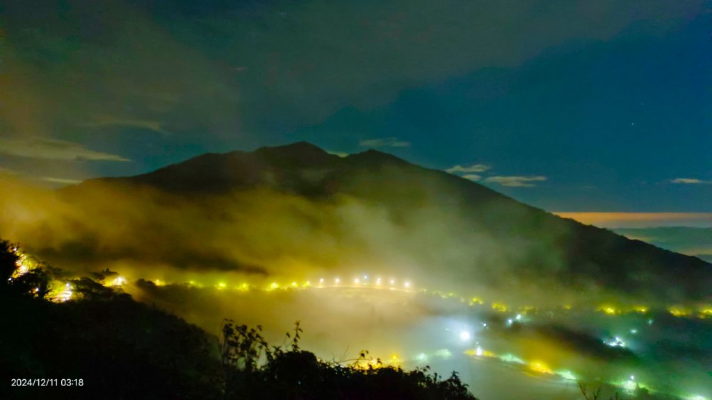 大屯山差強人意 #琉璃光 #火燒雲 #日出 #雲海 12/11_2666972