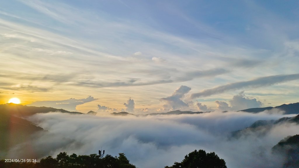 坪林趴趴走追雲趣 - 日出火燒雲雲海&觀音圈6/26 & 30_2535250