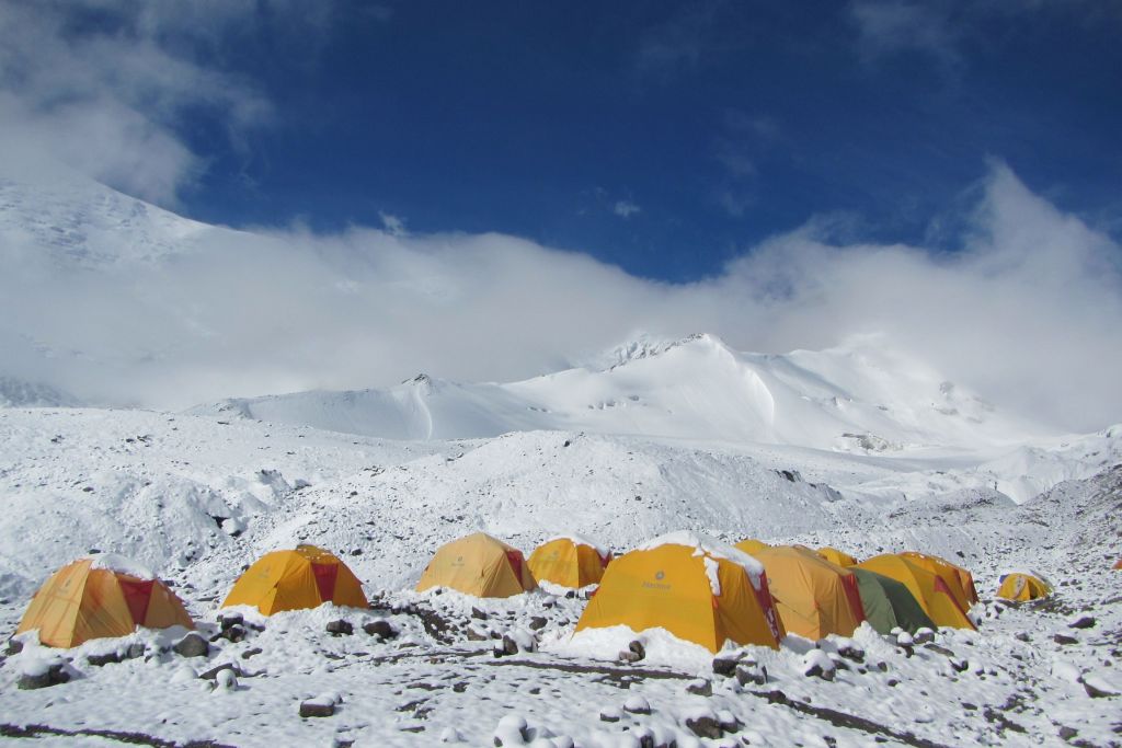 列寧峰，海拔7134公尺，海拔7134公尺--C1營地風景_118609