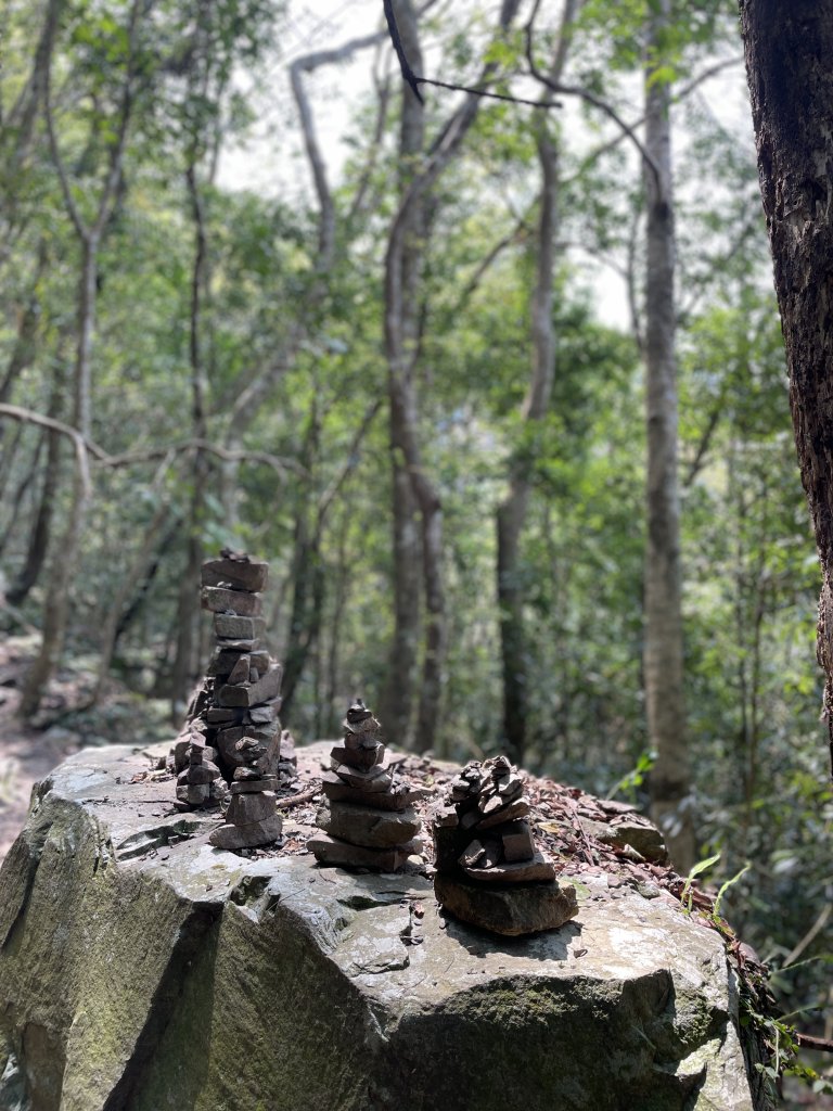 崩潰陡上的水雲三星～鳥嘴山（上島山）_2095251