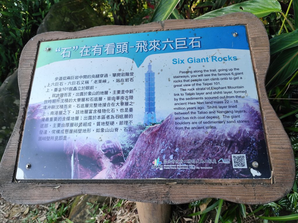 象山公園→六巨石→象山峰→拇指山頂峰登山口→南港山南峰→南港山→九五峰→中華科技大學【臺北大縱走6】_2556110