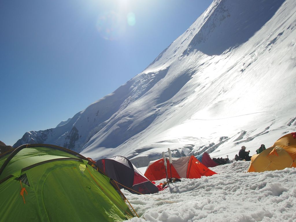 列寧峰，海拔7134公尺，海拔7134公尺--C1營地風景_118614