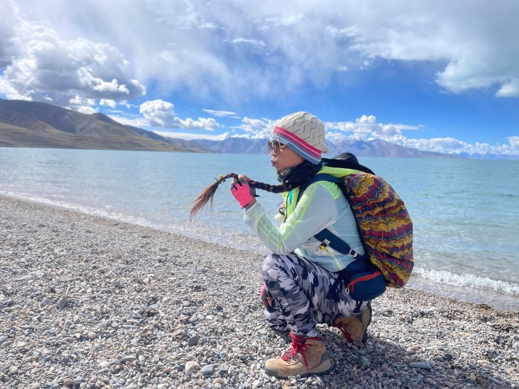 西藏的高山聖湖💙一措再措_2907419