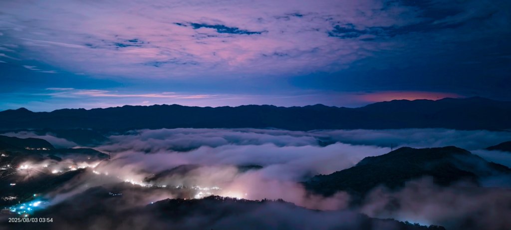 石碇趴趴走追雲趣 #二格山 #琉璃光 #雲海流瀑 #火燒雲 #雲海 #雲海 8/3 & 4_2850356