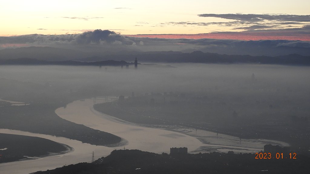 觀音山夜景/晨曦/日出&差強人意雲海&火燒雲_1991423