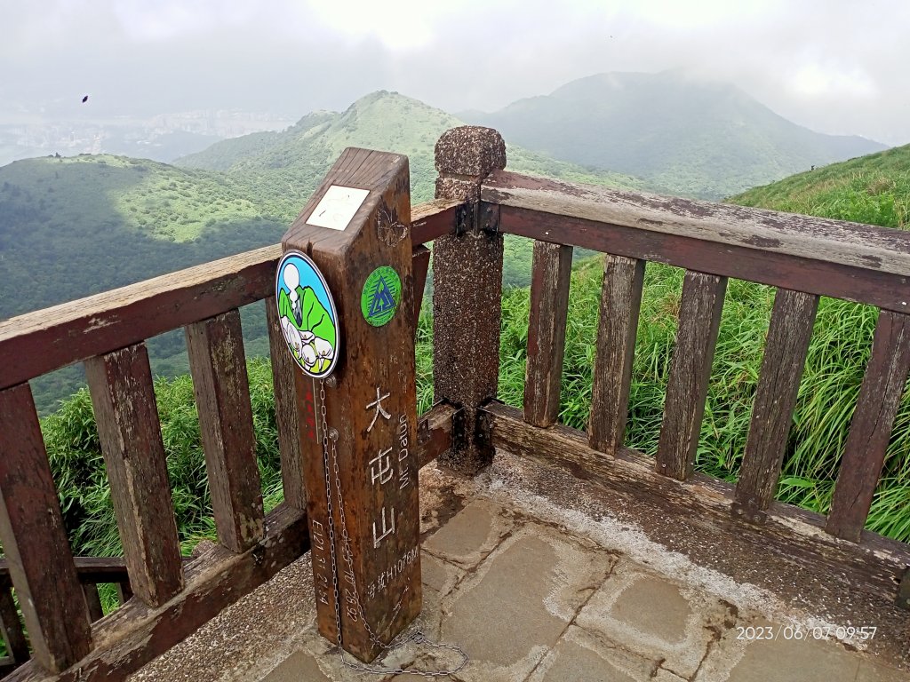 鞍部→大屯山北、主、南、西峰連走→面天坪→清天宮【走遍陽明山】封面圖